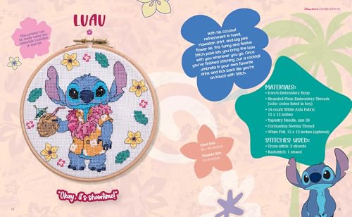 Disney Stitch Cross-Stitch (Cross-stitch Kits) WoodArtSupply