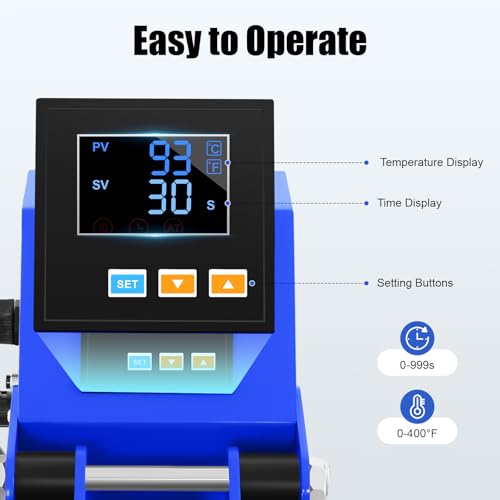 16x24 inch Automatic Hot Stamping Machine, Clamshell Heat Press Transfer T-Shirt 110V Sublimation Automatic Open Digital Transfer Heat Press Machine Fichiouy