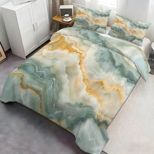 YFIOYI Wall Comforter Set, Minimalist Bedding Set, Calm Decorative 3 Piece Bedding Set with 2 Pillow Shams, with Zipper(King Single) YFIOYI