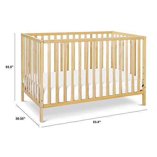DaVinci Union 4-in-1 Convertible Crib in Natural, Greenguard Gold Certified, 1 Count (Pack of 1) DaVinci