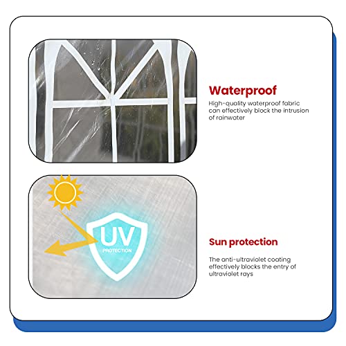 10'x20' Outdoor Canopy Party Wedding Tent Garden Gazebo Pavilion Cater Events -4 FDW