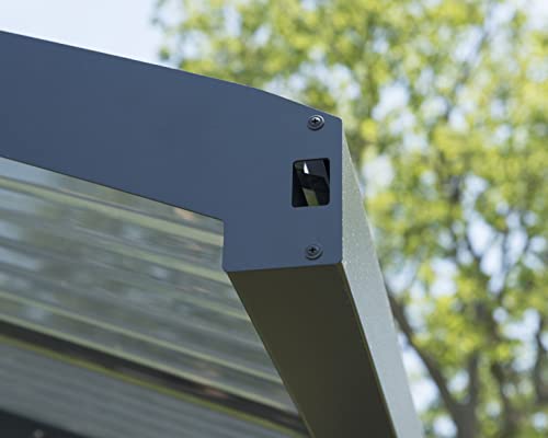 Palram - Canopia Arizona Wave Double Carport Arch-Style Palram