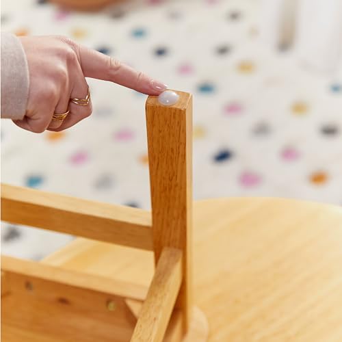 ECR4Kids Three Rung Ladderback Chair, 14in Seat Height, Classroom Seating, Honey, 2-Pack ECR4Kids