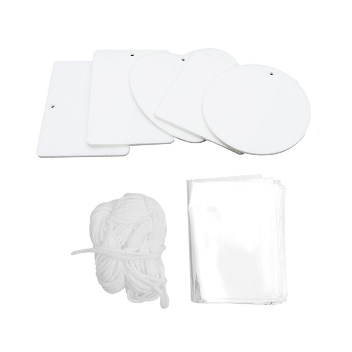 SOLUSTRE 1 Set Air Freshener Sublimation Car Freshener Coverlet Sublimation Blanks Air Freshner Cars Cars Felt Inside The Car White Product SOLUSTRE