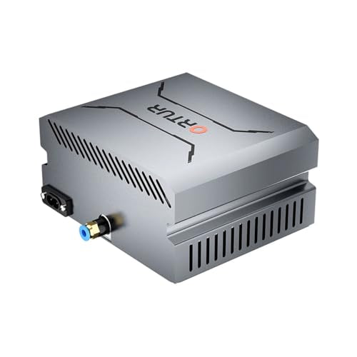 Ortur Air Assist Pump 0-50L/min for Ortur Laser Engraver, Laser Module LU3-20A, LU2-10A & More – Adjustable Airflow, Enhances Cutting Speed, Edge Cleaner, Removes Smoke & Dust, Protects Laser Lens Ortur