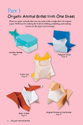 Origami Animal Boxes Kit: Cute Paper Models with Secret Compartments! (14 Animal Origami Models + 48 Folding Sheets) Tuttle Publishing
