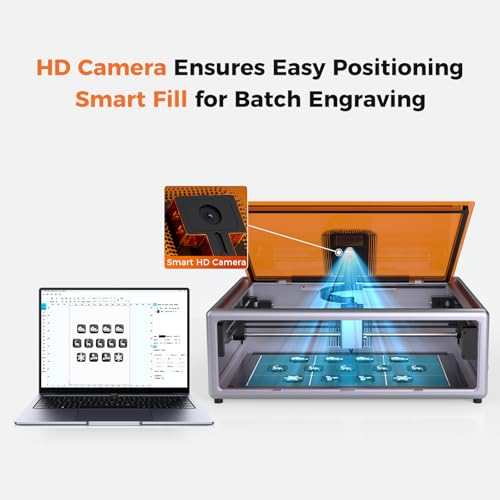 Creality Laser Engraver Falcon A1 10W with Fully Enclosed Design High Compatibility & Easy Assembly,Speed up to 600mm/s, Precision Engraving Machine Creality