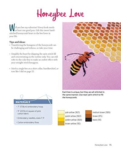 Animal Embroidery Workbook: Step-by-Step Techniques & Patterns for 30 Cute Critters & More (Landauer) Designs include Foxes, Sloths, Hedgehogs, Giraffes, Cats, Chickadees, Pandas, Bees, Flowers & More Fox Chapel Publishing