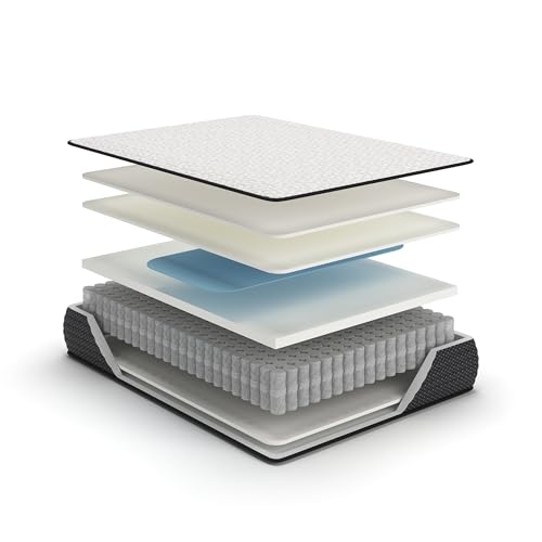 Signature Design by Ashley Limited Edition Firm 12 Inch Hybrid Mattress with Gel Memory Foam and Edge Support for Cool Sleep and Pressure Relief, Queen Signature Design by Ashley