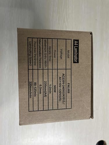 Raycial Laminator Machine A4, Laminating Machine with 50 Laminating Pouches, Hot and Cold Thermal Laminator, 4-in-1 Lamination Machine with 5 Laminating Modes and Auto-Off for Home Office School Use Raycial