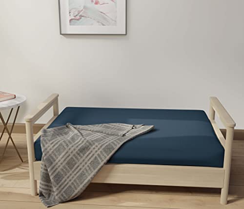LANE LINEN Futon Covers Full Size, 100% Cotton Slipcovers, Full Size Mattress Cover for Futon Sofa Bed, Foldable Armless Sofa Cover, Zippered Couch Cover - Bluestone LANE LINEN