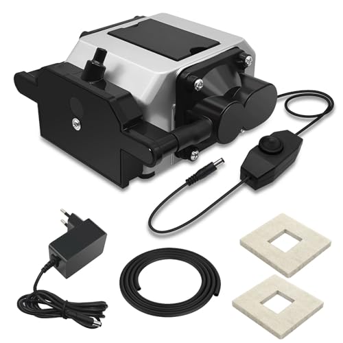 Air Assist Pump, Adjustable Max 26 L/Min Airflow Air Assist Pump, Reduce Burn Marks, Protect Laser Module Lens, Smooth Edge Clean Cuts, Remove Smoke and Dust LASER TREE