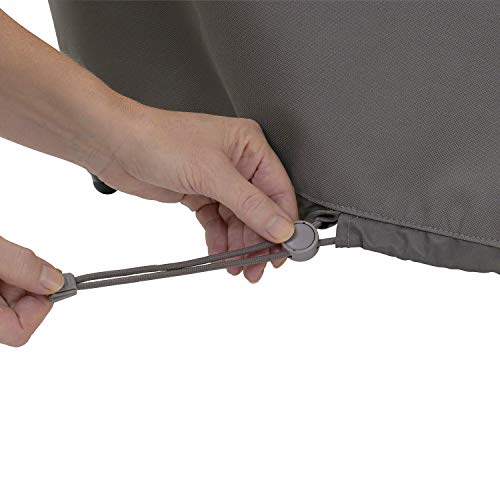 Classic Accessories Ravenna Water-Resistant 37 Inch Built-In BBQ Grill Top Cover, Taupe, Grill Cover, Grill Cover for Outdoor Grill, BBQ Cover Classic Accessories