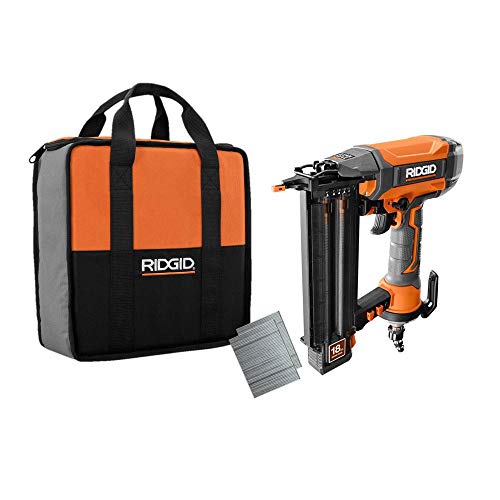 RIDGID 18-Gauge 2-1/8 in. Brad Nailer with CLEAN DRIVE Technology RIDGID
