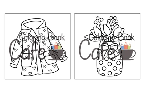 Cozy Spring: Cute Coloring Book for Adults & Teens with Easy and Bold Spring Inspired Designs (Bold and Easy Coloring Books) WoodArtSupply