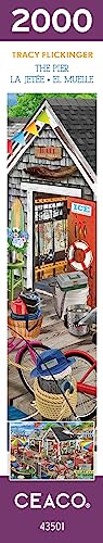 Ceaco - Tracy Flickinger - The Pier - 2000 Piece Jigsaw Puzzle Ceaco