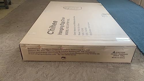 Chihee Egg Chair Foldable Wicker Rattan Hanging Chair Swing Chair Indoor Outdoor Patio Wicker Chair Hammock Chair with Stainless Steel Hanging Kit Chain Link UV Resistant Cushion Bedroom Balcony Chihee