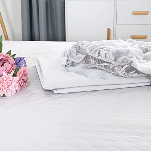 Elegant Comfort 1500 Premium Hotel Quality 18-24 Inches Deep - Extra Deep Pocket Single Fitted Sheet for High Mattress, Luxury and Softest, Smart Pocket - Wrinkle Free, King, White Elegant Comfort