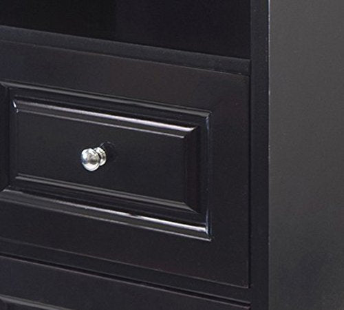 Winsome Wood Alps Tall Cabinet with Glass Door and Drawer Winsome