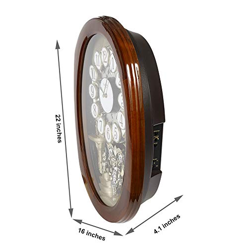 Rhythm Clocks "Grand Encore II" Magic Motion Clock RHYTHM