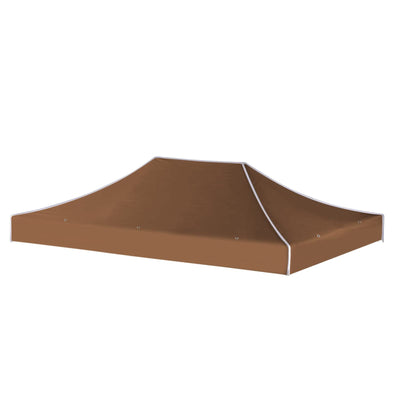 YardGrow 10x15 FT Pop Up Canopy Top Canopy Tent Replacement Top Gazebo Tent Cover ONLY (Brown)