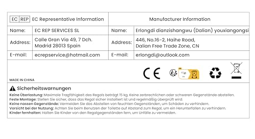 Kalrin Over-The-Toilet Storage Rack, 4-Tier Bathroom Organizer Shelf Over Toilet with Adjustable Shelf and Basket, Freestanding Space Saver Bathroom Shelves Above Toilet for Room (Pure White) Kalrin