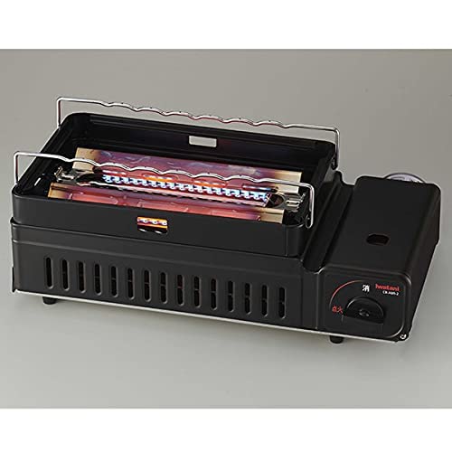 Iwatani Portable Gas Grill BBQ Stove ABURIYA2 CB-ABR-2, Black Iwatani