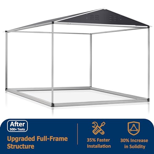 VIWAT 8' x 12' Outdoor Steel Storage Shed with Updated Frame Structure and Lockable Doors, Metal Shed Upgrade Height Ideal for Garden, Backyard, and Patio Utility and Tool Storage VIWAT