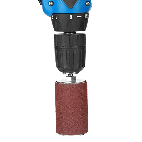 ASHATA 20 Pcs Drum Sander Kit, Spindle Sanding Drum Sander Tool Kit Set with Case for Drill Press,for Carpentry Polishing Tools ASHATA