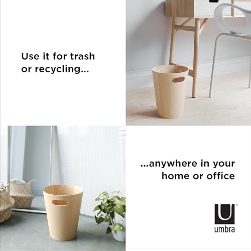 Umbra Woodrow Trash Can Umbra