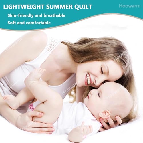 Cooling Comforter Double/Single King Size Cooling Blanket Soft Breathable Summer Duvet 150x200/180x200cm Lightweight Cooler Comforter Washable Quilted Duvet for All Season(#1,200x230cm/78x90in) QWHYQXI