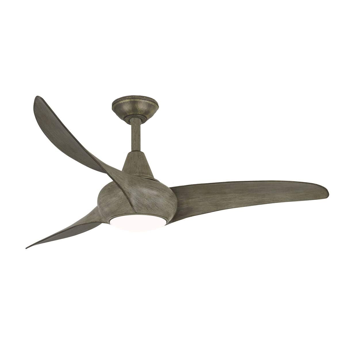 MINKA-AIRE F845-DRF Light Wave 44" Ceiling Fan with LED Light and Remote Control in Driftwood Finish MINKA-AIRE