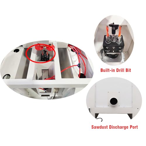 WYDDDARY Woodworking Dust-free Hinge Drilling Machine Hinge Boring Drill Press Machine Hinge Drilling and Boring Machine for Cabinet and Furniture (45-9.5) 110V 1500W 3400RPM 0-50mm Depth WYDDDARY