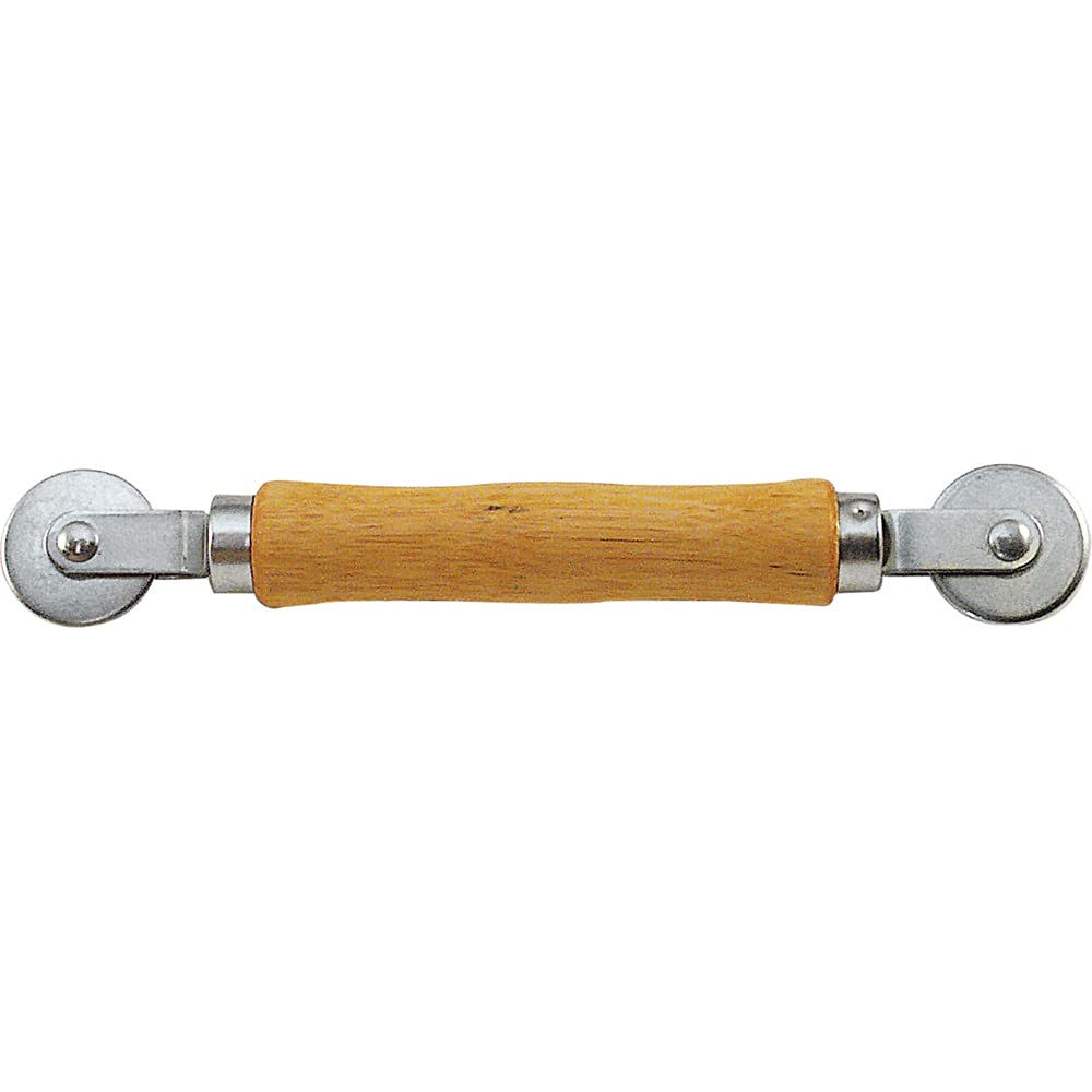 Prime-Line P 7505 Screen Rolling Tool – A Must Have Tool for Installing Window and Door Screens – Spline Roller with Wood Handle and Steel Wheels – Durable and Easy to Use (Single Pack) PRIME-LINE