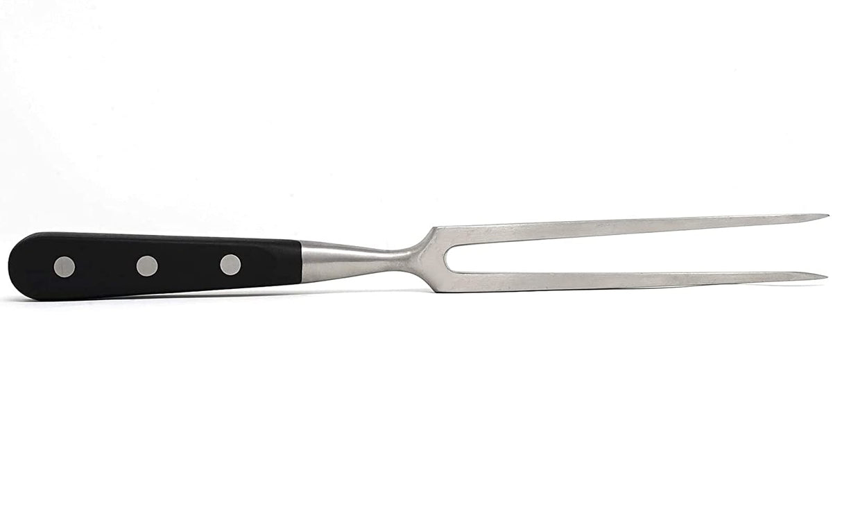 VOJACO Carving Fork, Meat Fork, 12 Inch Cooking Fork, Heavy Duty Stainless Steel BBQ Fork, Long Metal Chef Pro Kitchen Forks for Barbecue, Serving, Cooking, Grilling, Roasting VOJACO