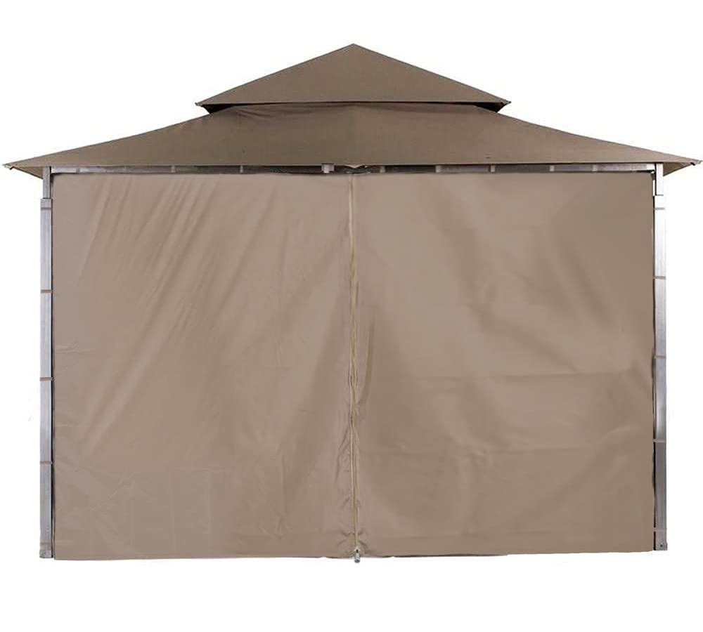 Ontheway Privacy Wall for Most 10' x 10' Gazebo 1 Panel Sidewall ONLY(Beige) ontheway