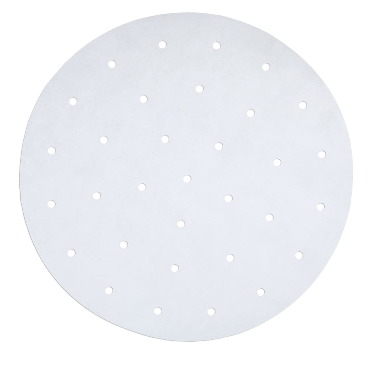 100 Pack Round Air Fryer Liners with Holes for Air Fryer Basket, Dumpling Paper, 10 Inch Perforated Bamboo Steamer Liner Sheets for Baking (White) Juvale