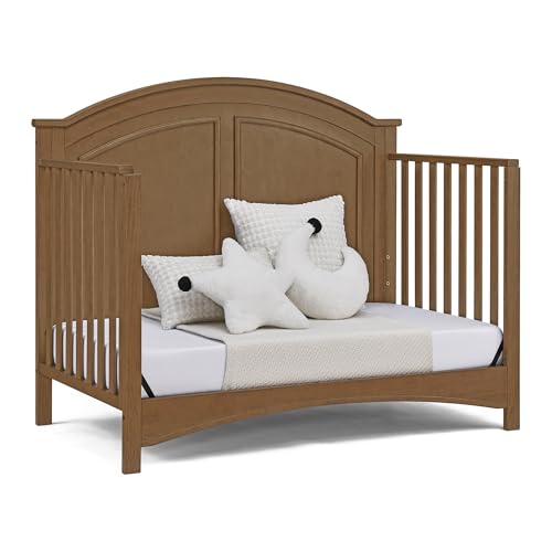 Delta Children Perry 6-in-1 Convertible Crib - Greenguard Gold Certified, Chestnut