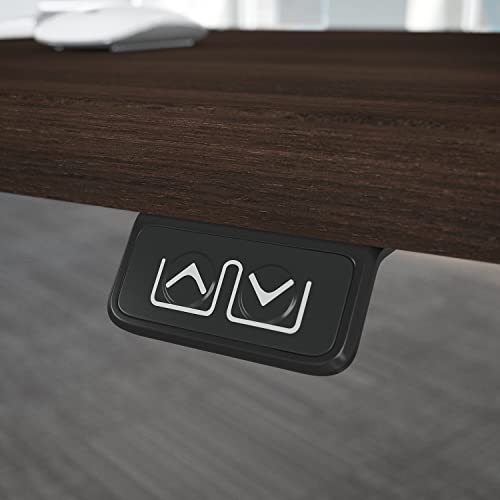 Bush Business Furniture Move 40 Electric Ergonomic Sit-Stand Computer Table for Home and Professional Office, 72W x 30D, Platinum Gray Bush Business Furniture