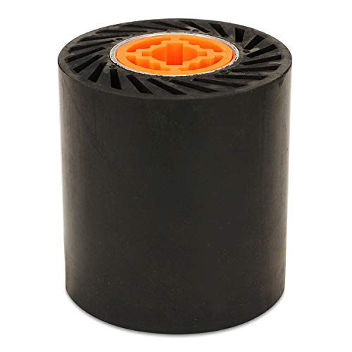 BHA Rubber Expanding Drum for Abrasive Sanding Bands, 3.5" x 4" with 3/4" Quad Keyway BHA