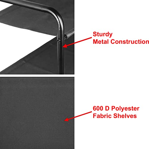 Simple Houseware Coat Rack with Storage Shelf, Black Simple Houseware