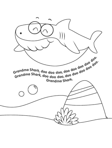 Super Simple™ Sing & Color: Baby Shark Coloring Book (Super Simple Kids Coloring Books) WoodArtSupply