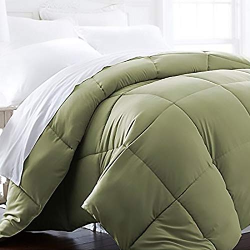 Beckham Luxury Linens 1600 Series Lightweight Goose Down Alternative Comforter Twin/Twin XL/Olive Beckham Hotel Collection