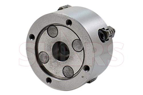 Shars 4 Inch 4 Jaw Independent Lathe Chuck Solid Hard Jaws 202-5419 L[ Shars