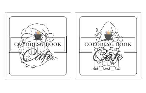 Cute Christmas: Bold and Easy Coloring Book for Adults and Teens Featuring Adorable Christmas Designs for Stress Relief and Relaxation WoodArtSupply