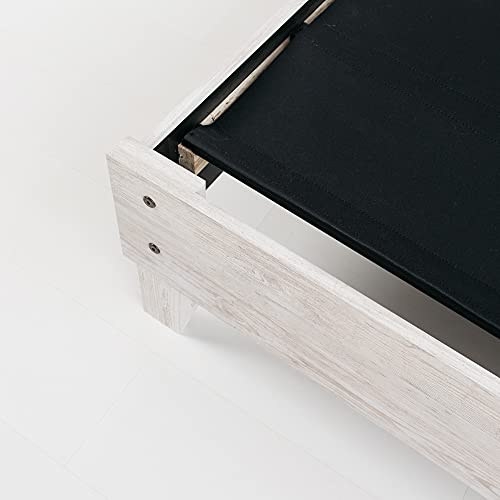 Signature Design by Ashley Shawburn Modern Farmhouse Platform Bed, Queen, Whitewash Signature Design by Ashley