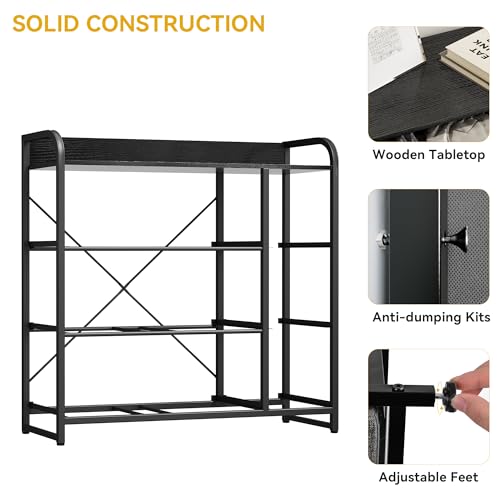 DWVO 7 Drawers Dresser, Organizer Unit for Bedroom, Fabric Dresser Storage Tower for Hallway, Entryway, Closets, Sturdy Steel Frame, Wooden Top DWVO