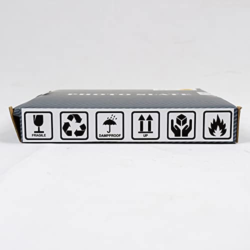 MR.R Heart Rock Slate Photo Plaque Picture Frame, Customized Photo Frame Novelty for Wedding,Birthday,Baby Birth,5.95.9 inch MR.R