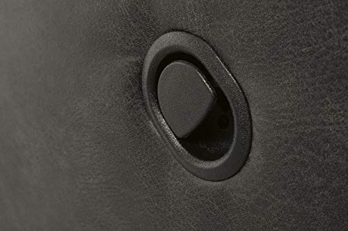 Signature Design by Ashley Tambo Faux Leather Manual Rocker Recliner, Gray Signature Design by Ashley