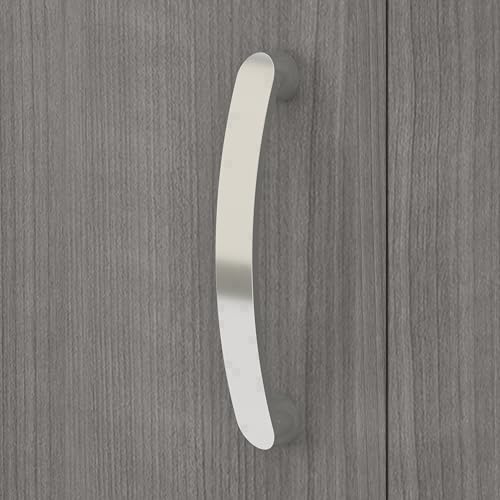 Bush Business Furniture Universal Tall Storage Cabinet with Doors and Shelves, Platinum Gray Bush Business Furniture